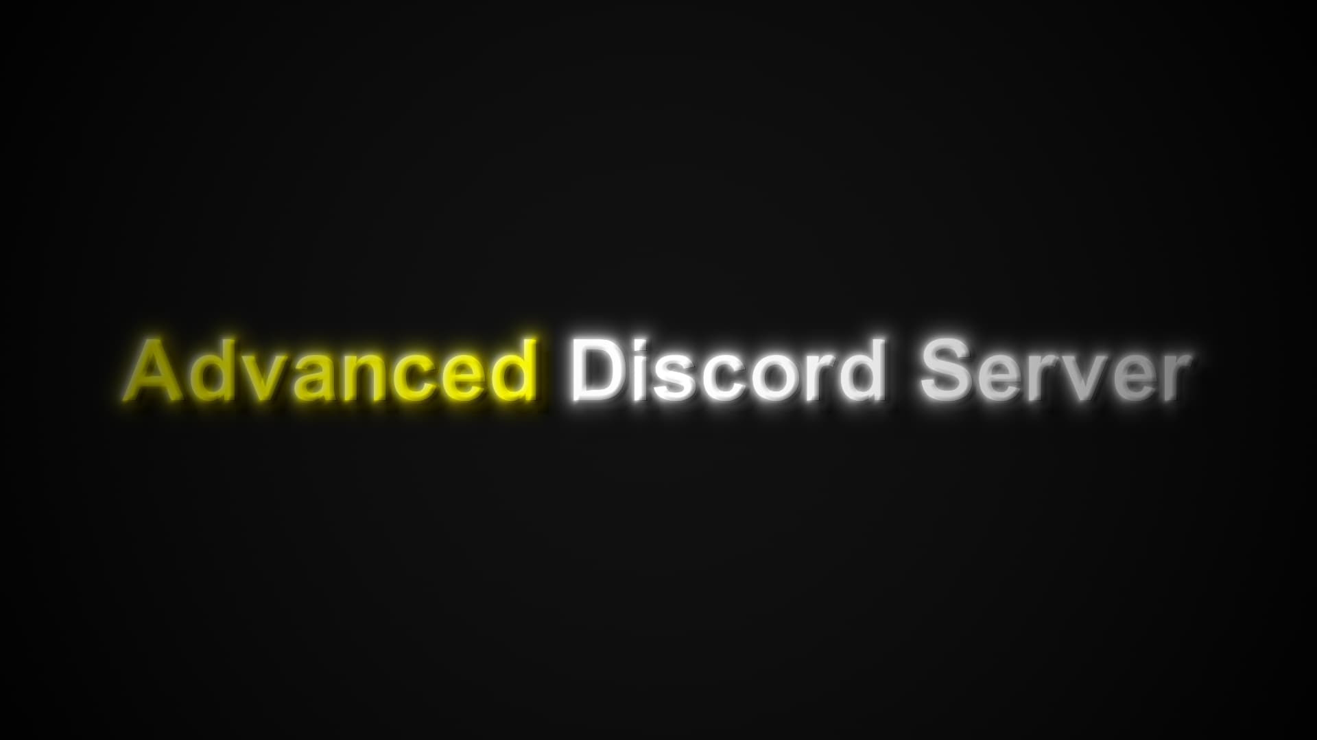 Advanced Discord Server