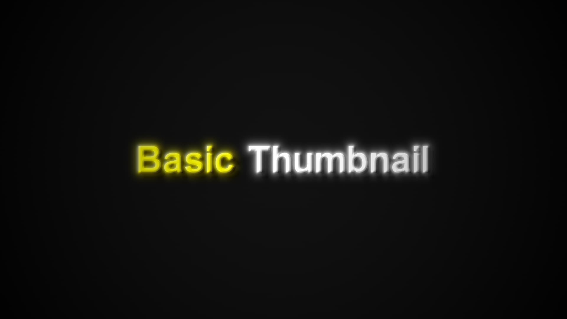 Basic Thumbnail
