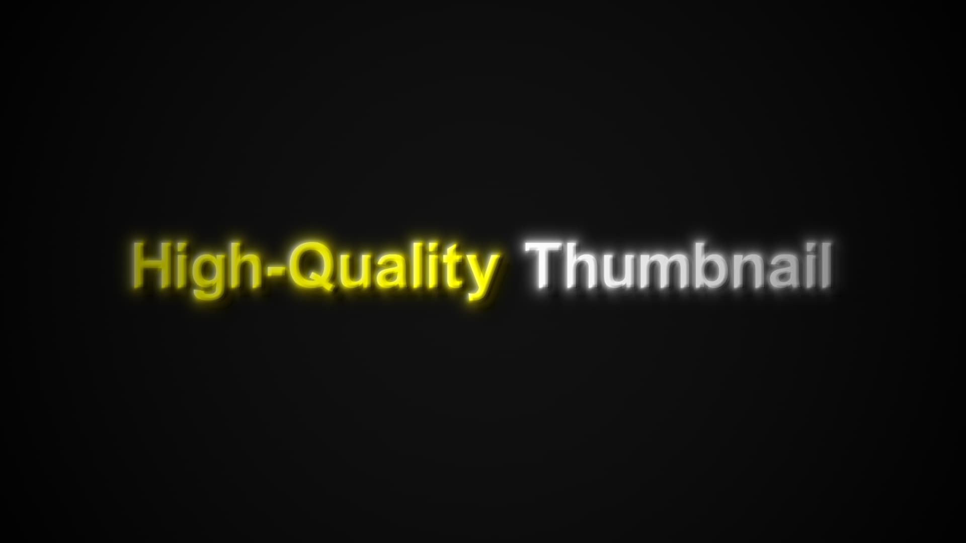 High-Quality Thumbnail